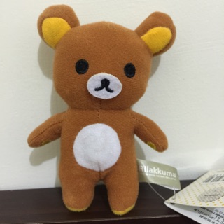 正版授權 San-x 日本 超可愛 拉拉熊 rilakkuma 站姿款 娃娃 吊飾 絨毛玩具 造型玩偶 全新