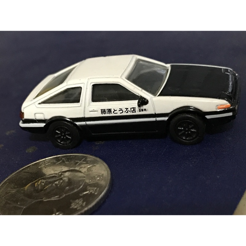 最小比例頭文字d Ae86 Ss K 金屬膠胎模型1 87 蝦皮購物