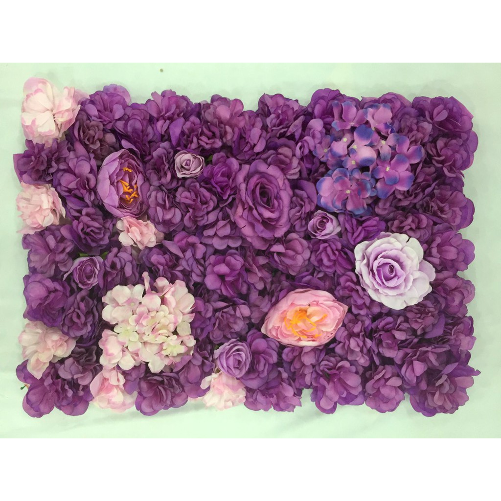 特價2 拼接人造假花立體花牆diy 深紫花片婚禮背景牆專櫃店面裝飾公關活動佈置 蝦皮購物