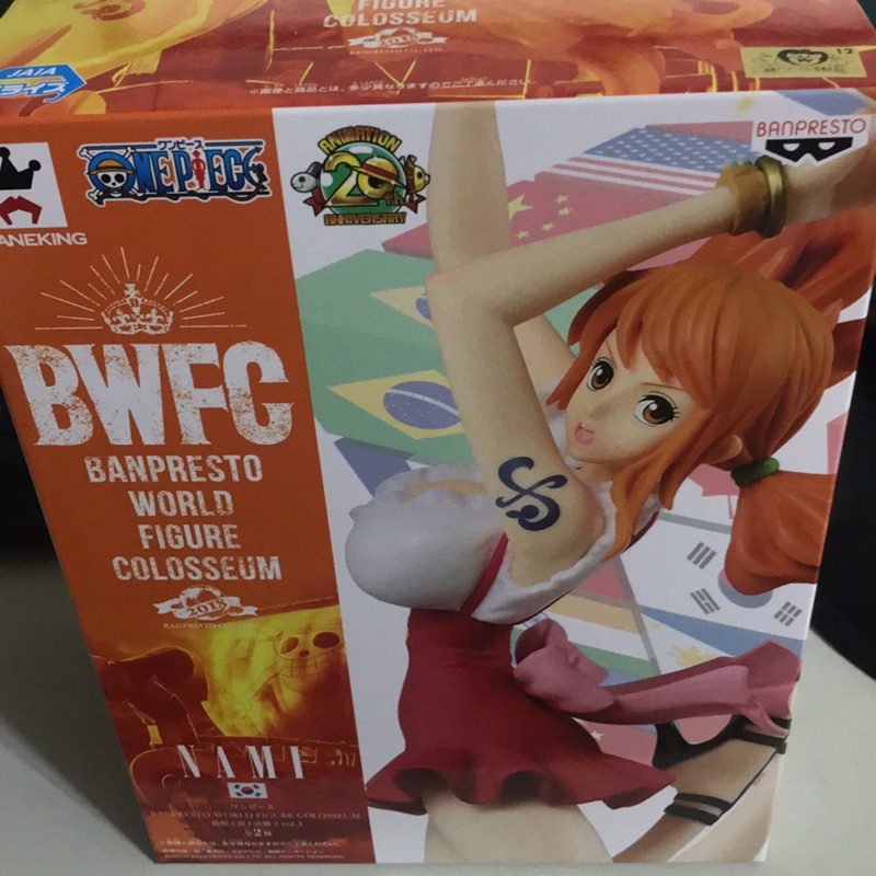 海賊王 航海王 One Piece 娜美Nami 日版金證景品 A款 頂上對決BWFC 天候棒造型王 日本直送 全新商品