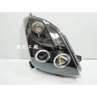 全新鈴木 SUZUKI SWIFT 04-09年 LED光圈 黑框魚眼大燈