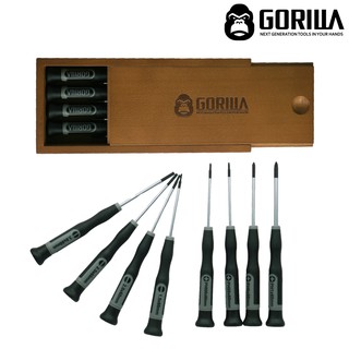 【Gorilla】 8in1標準精密螺絲起子組 台灣製造精品