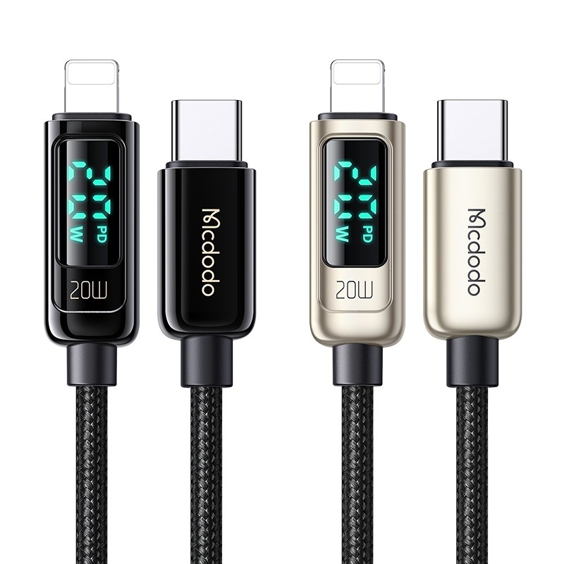 Mcdodo 天眼 USB 液晶顯示 充電線 數字 充電 液晶顯示 PD快充線 麥多多 USB 充電線 廠商直送