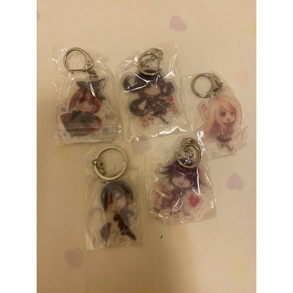 全新 同人 槍彈辯駁 V3 壓克力 吊飾 赤松楓 最原中一 王馬小吉 春川魔姬 夢野秘密子