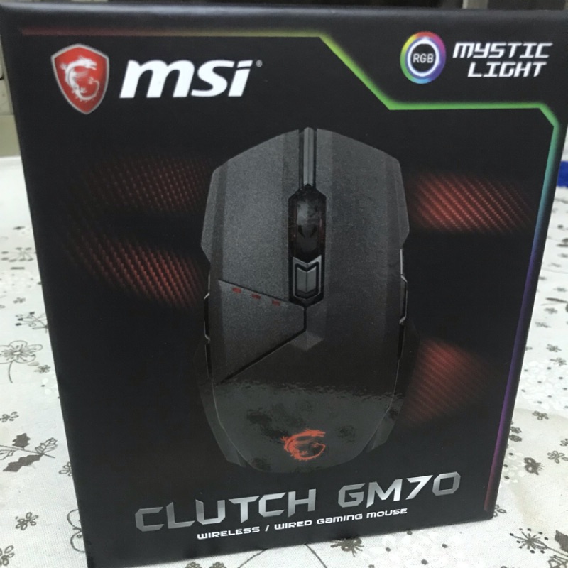 MSI Clutch GM70 GAMING 電競 滑鼠 全新