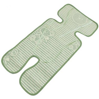 含稅特價5點式通用型兒童推車座墊安全座椅亞麻草蓆涼蓆涼墊(Z770)