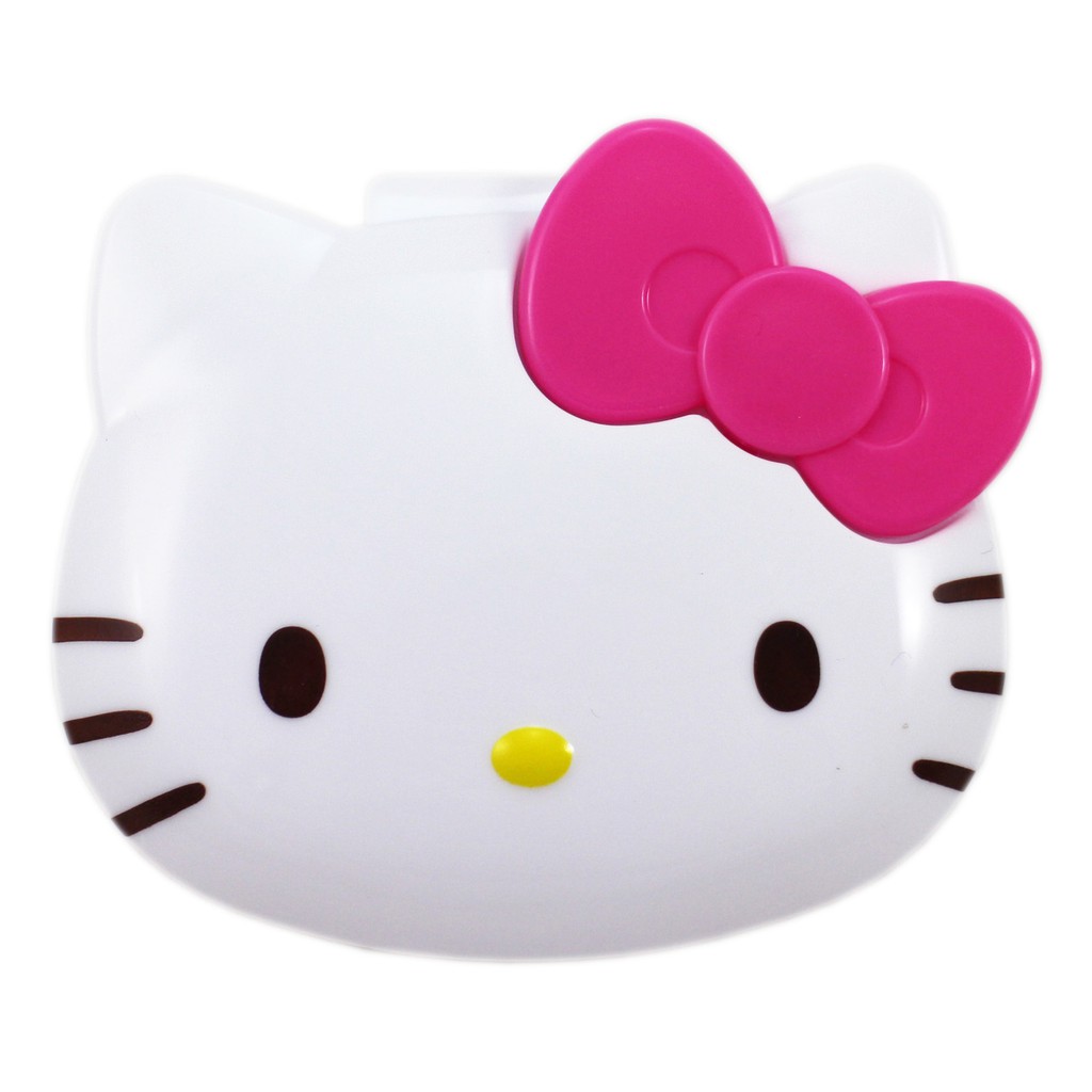 卡漫城 - Hello Kitty 耳機集線 收納盒 ㊣版 小物 置物盒 隨身盒 捲線器 塑膠盒 造型 凱蒂貓