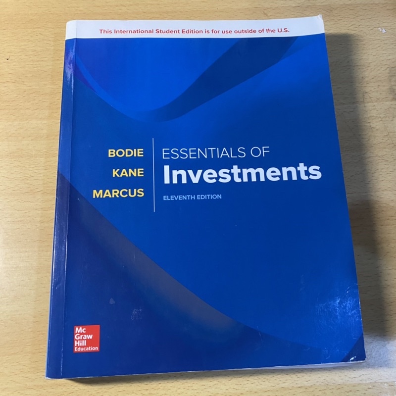 essentials of investments 11版 可面交‼️