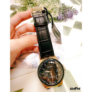 全新 現貨 CITIZEN CB0168-08E 星辰錶 手錶 42mm 光動能 電波錶 玫瑰金 咖啡皮錶帶 男錶9
