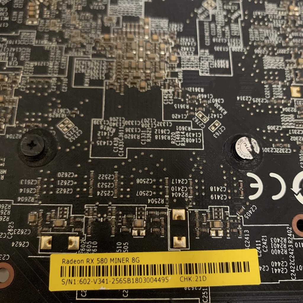 『故障』微星 Radeon RX 580 ARMOR 8G  顯示卡