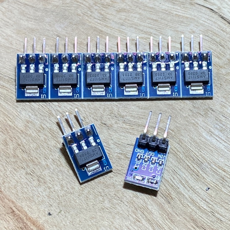 (AT♾)穩壓LDO 5v轉3.3v,自帶電容直接用,支援ESP32 ESP8266 RTL8720,紅外線 繼電器電源