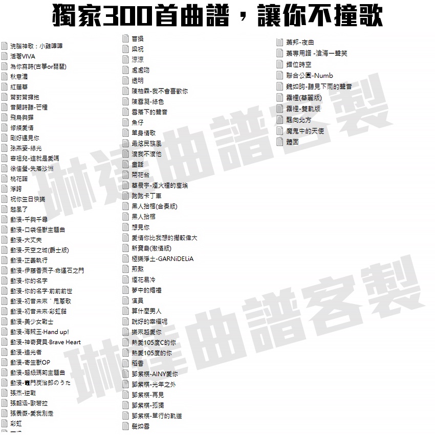 天諭樂師曲譜 1600 首全收錄套組 最強合集 限時特惠 另可客製曲目 歡迎諮詢天諭手遊mml 純喫茶序號 蝦皮購物