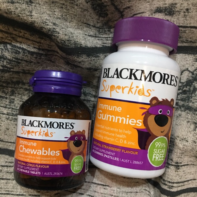 🔆澳洲代購 現貨 blackmores 紫錐花 兒童免疫力軟糖 60顆 無糖配方