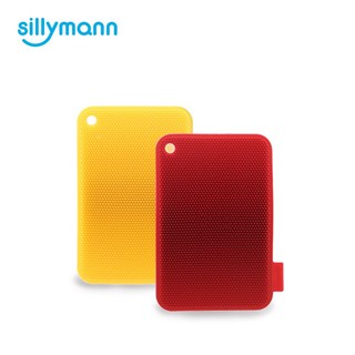 【愛寶婦幼用品館】韓國 sillymann 100%鉑金矽膠蔬果餐具洗碗刷