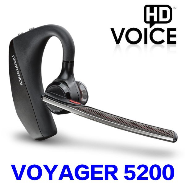 【限時優惠中】PLANTRONICS 繽特力 VOYAGER 5200 抗噪 藍芽耳機 附發票 遠寬保固一年