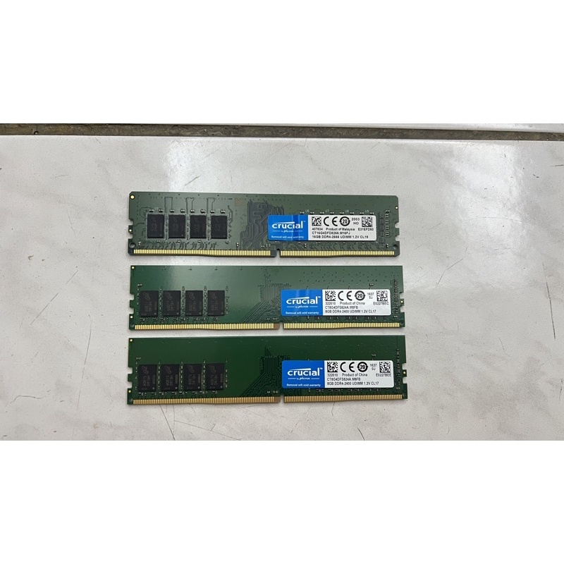 美光 記憶體 RAM DDR4 8g 16g 2400 2666  二手