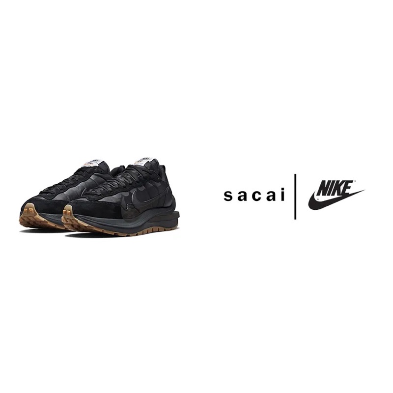 Sacai x Nike VaporWaffle 黑魂