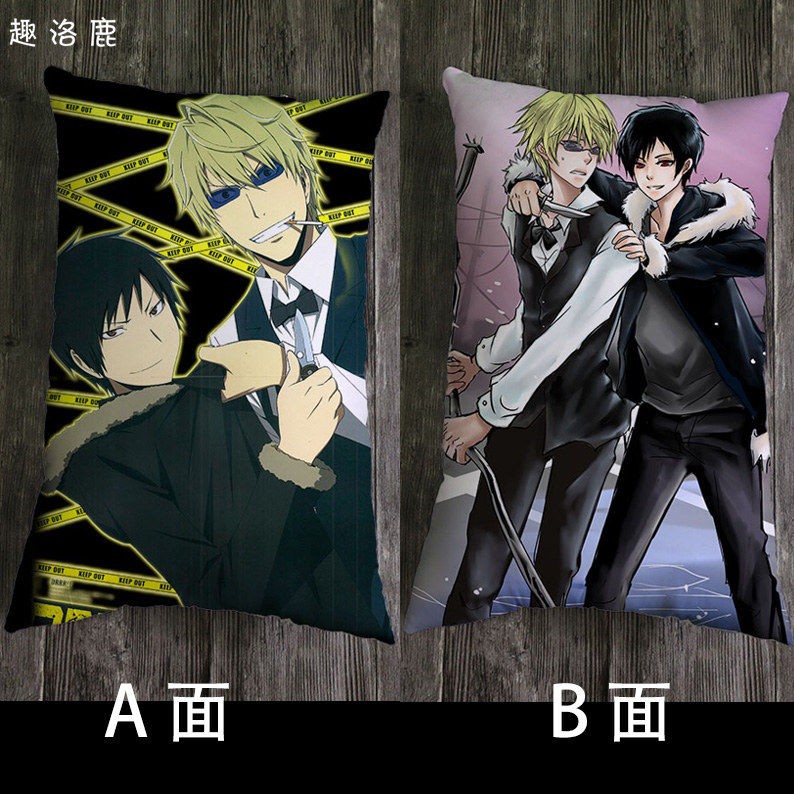 無頭騎士異聞錄雙面圖抱枕acg動漫靠墊周邊折原臨也枕頭 蝦皮購物