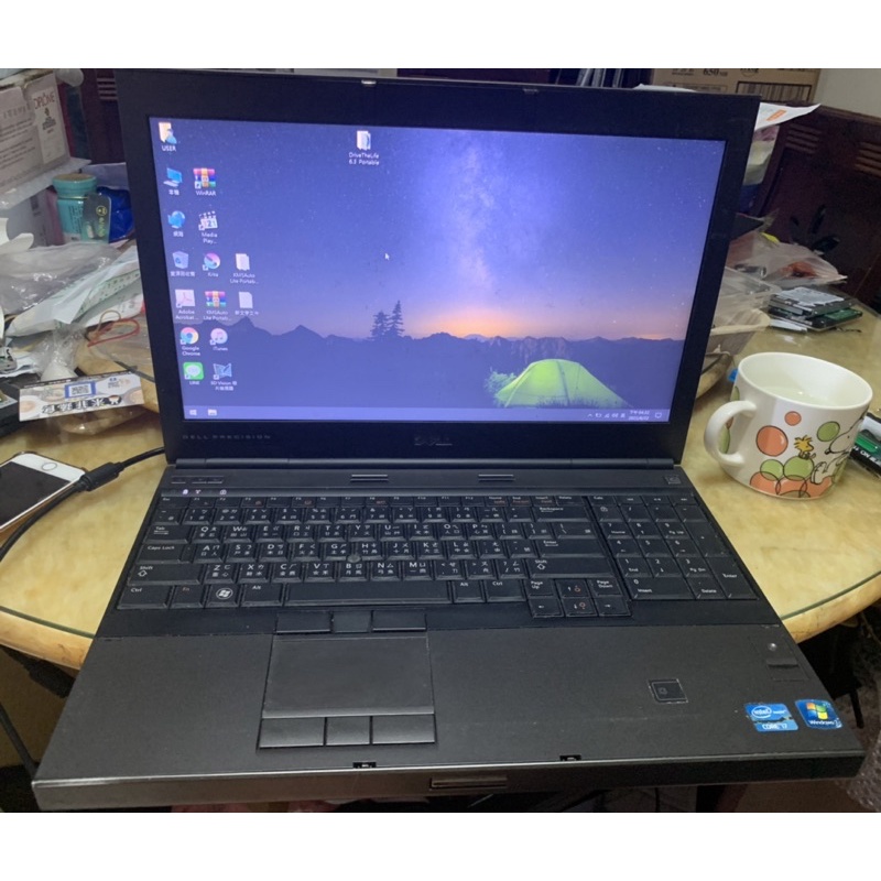 戴爾 15吋筆電 Dell M4600 四核 i7-2620M 8G 120G SSD Q1000M 繪圖卡