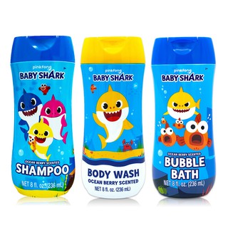 【美國熱銷卡通】Baby Shark卡通兒童沐浴乳/洗髮精/泡泡浴 236ml/8oz