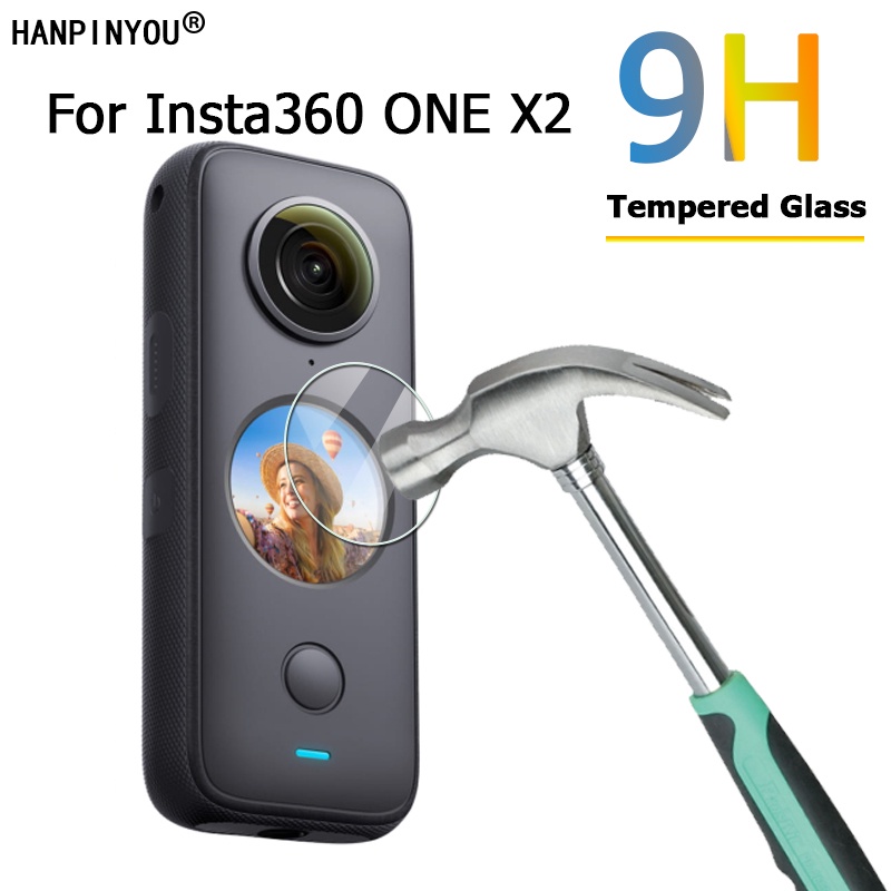 適用於 Insta360 ONE X2 9H 2.5D 高清透明運動相機液晶屏鋼化玻璃保護膜