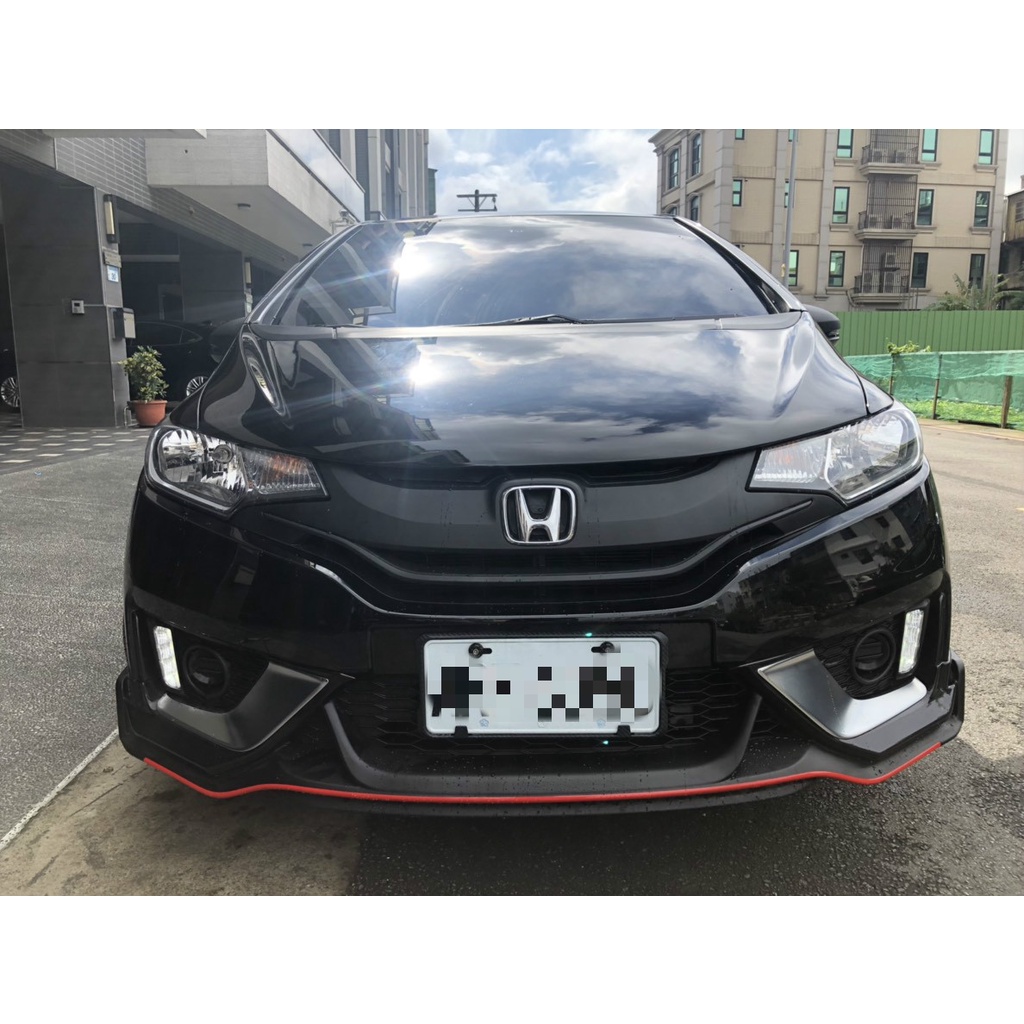 FB:硬硬的車庫 臉書 ! HONDA FIT 1.5 黑 R包 16年  二手車 桃園 改裝 小車 本田