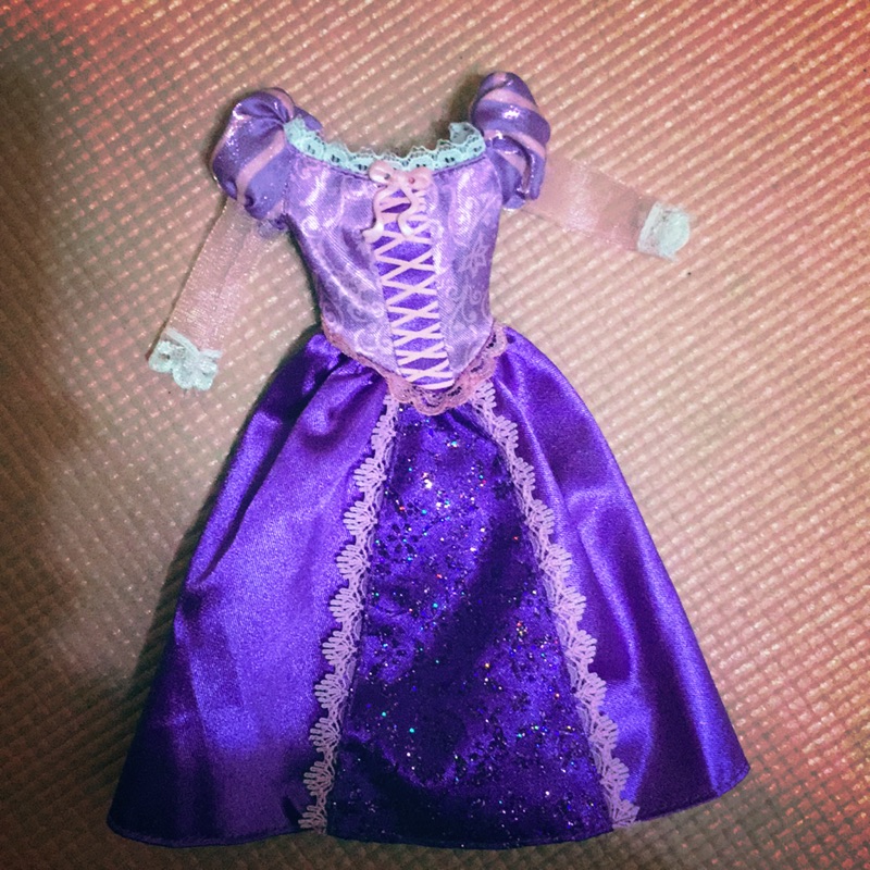 芭比娃娃 迪士尼公主 長髮公主 樂佩 公主服