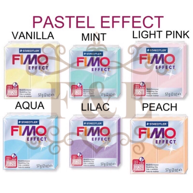 🔥現貨24H秒發🔥FIMO EFFECT-粉彩色系列 Pastel 5系列FIMO FIMO 軟陶 FIMO SOFT