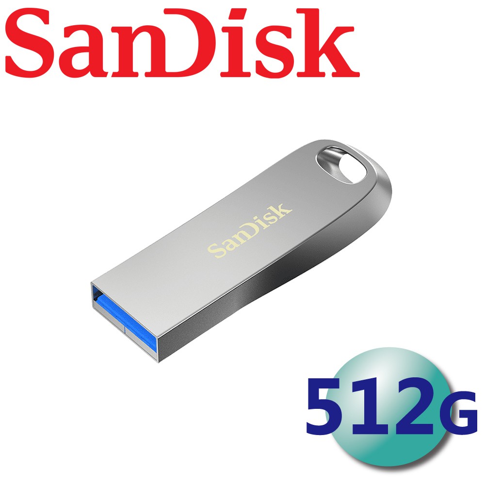 【公司貨】SanDisk 512GB CZ74 Ultra Luxe USB3.2 512G 400MB/s 隨身碟