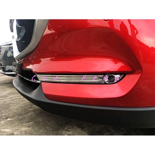 涔峰ＣＦ☆馬自達MAZDA 二代目 CX-5 CX5 前霧燈罩 前霧燈飾板 前霧燈裝飾框 鍍鉻霧燈框 電鍍霧燈罩