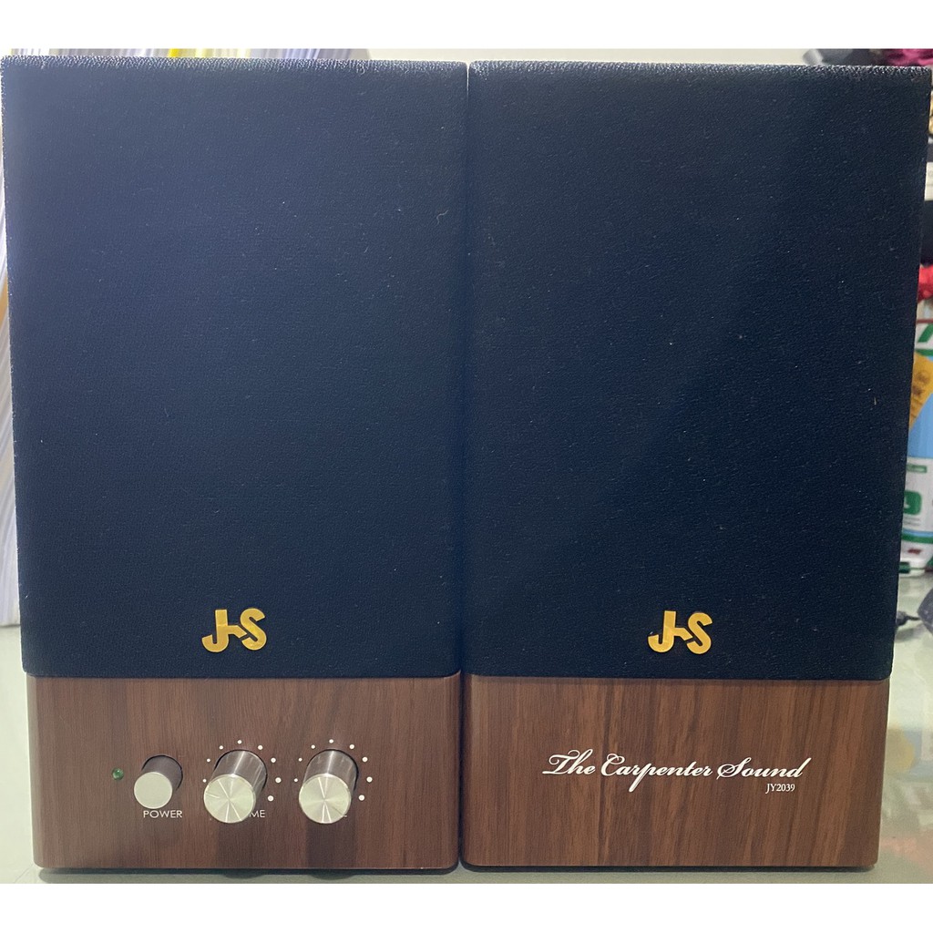 極新）JS 淇譽電子 木匠之音 音響 喇叭 兩件式 多媒體 2.0聲道 立體聲 全木質 800W 核桃木 JY-2039