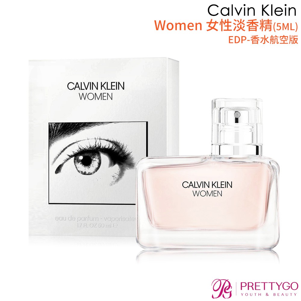 Calvin Klein Women 女性淡香精(5ML) 誘惑女性淡香精(4ML)-香水航空版【美麗購】