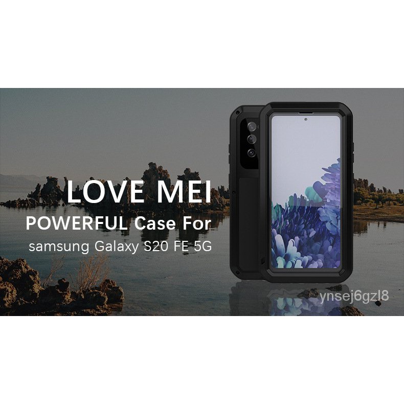 LOVE MEI 三星Galaxy S20 FE 5G金屬全包手機殼防摔防震保護套