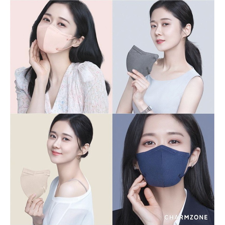 100%韓國製CHARMZONE張娜拉代言亮膚型KF94口罩/夏日輕薄透氣口罩25入獨立包裝(現貨+預購)