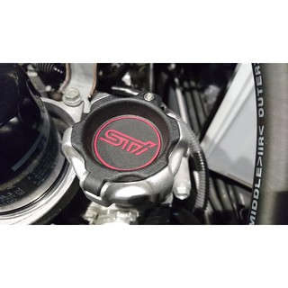 日本原裝 SUBARU STI 金屬機油蓋 正廠部品 Forester Levorg Impreza WRX XV
