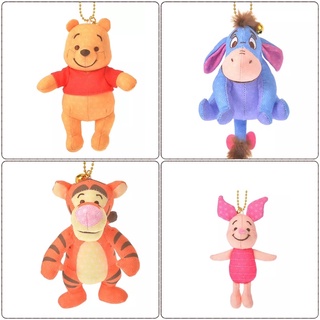 現貨 日本迪士尼專賣店 推出 小熊維尼家族 （跳跳虎 屹耳 小豬皮傑 ）日本和風吊飾（有小鈴鐺）
