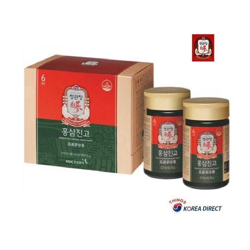 韓國正官庄高麗蔘膏紅蔘濃縮液250g*2瓶