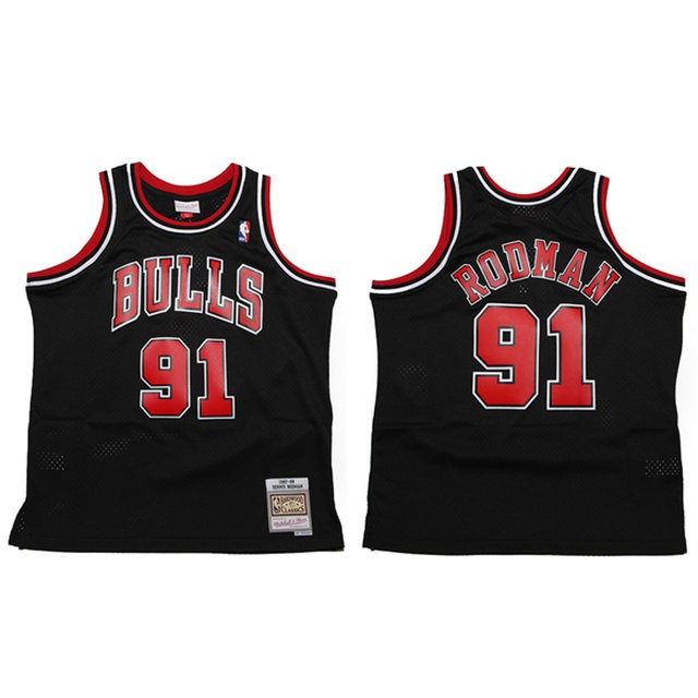 MITCHELL &amp; NESS M&amp;N 球衣 DENNIS RODMAN 公牛 (布魯克林) MNSWJG205A