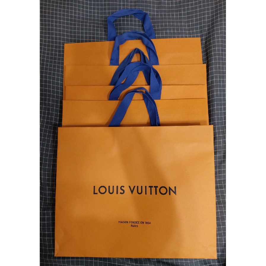 二手正版/正品 LV LOUIS VUITTON 路易威登 各尺寸 包包紙袋 紙袋 禮物袋 提袋 購物袋