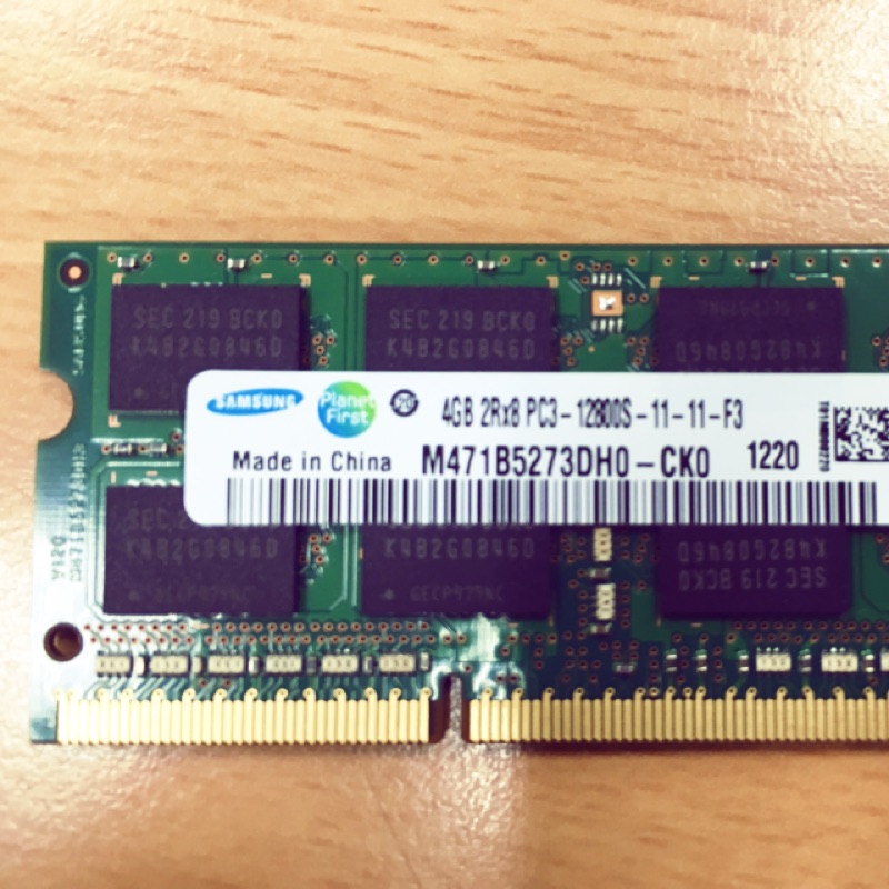 Samsung DDR3 4G 1600 筆電記憶體 型號 M471B5273DH0-CK0