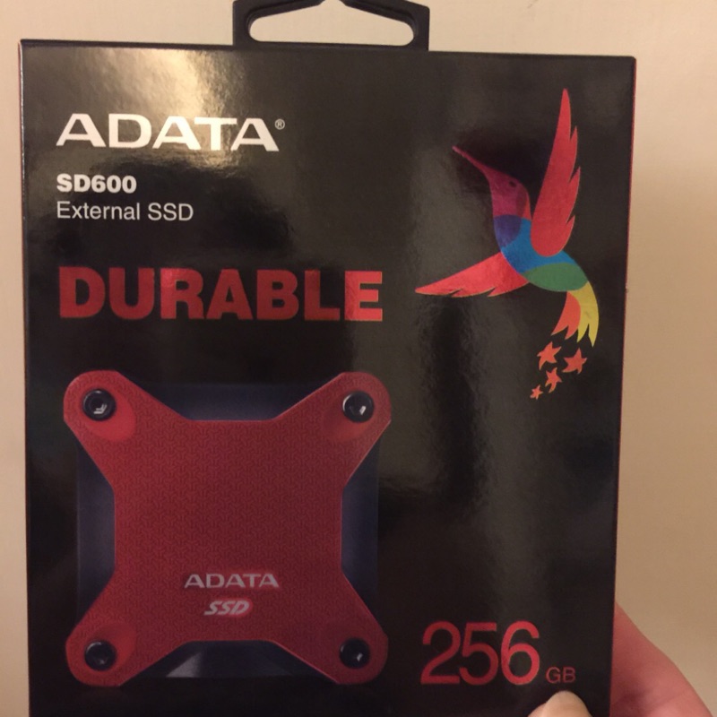 全新品 ADATA 威剛 SD600 256GB USB3.1 外接式 SSD行動硬碟