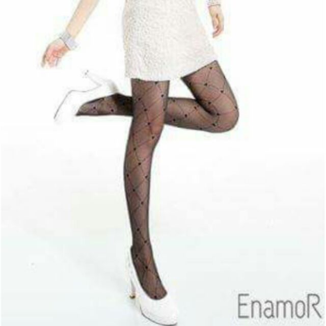 臺灣精品EnamoR 玩美褲襪，膚色內搭褲襪，萬年不敗圖案，百貨公司特價199。