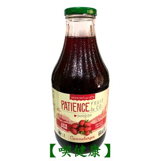 【喫健康】苗林加拿大FRUIT D'OR有機鮮榨純蔓越莓汁(946ml)/玻璃瓶裝超商取貨限量2瓶