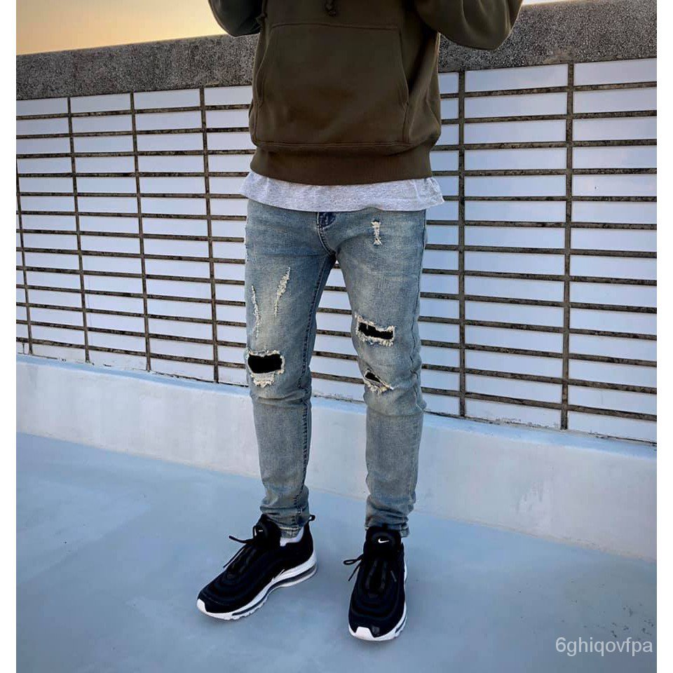 破褲牛仔長褲窄版男 Ptt Dcard討論與高評價商品 2021年11月 飛比價格