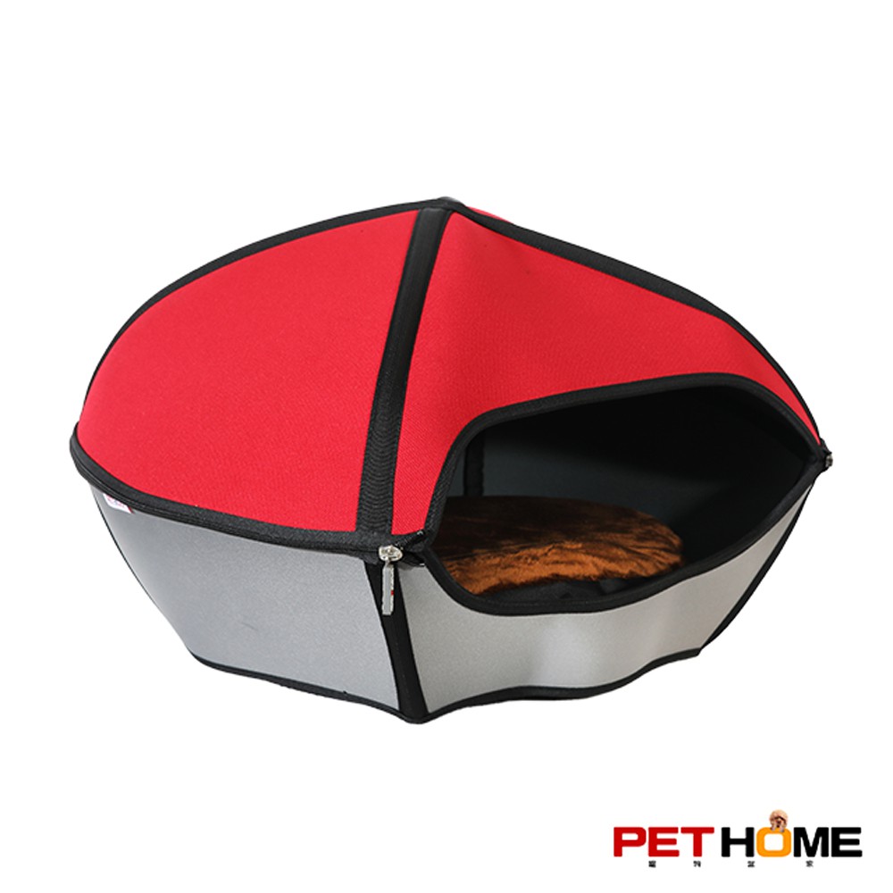 【 PET HOME 寵物當家 】蛋塔 造型 寵物 窩床 - 紅色