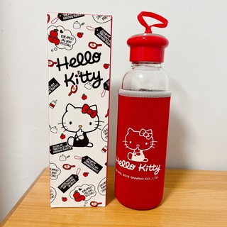 Hello kitty耐熱玻璃水瓶❤️全新