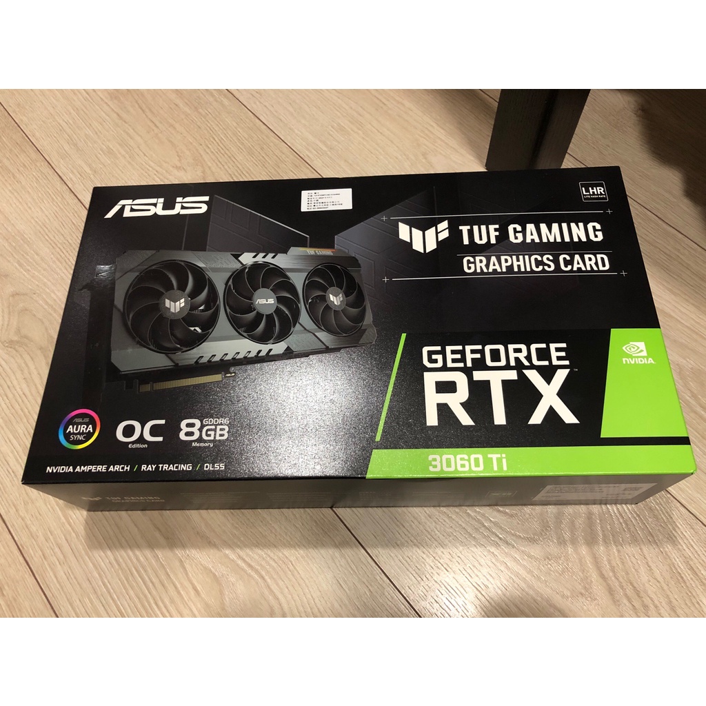 [售] 全新 ASUS TUF Gaming GeForce RTX™ 3060 Ti 1月購入新卡