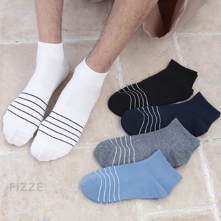 條紋款 商務款式 男襪 運動襪 襪子新款 INS 棉襪學院風格(ZM040)【FIZZE】