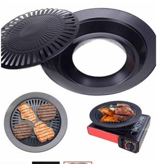 圓形烤架烤架烤盤多用途烤盤燒烤圓盤韓國韓式