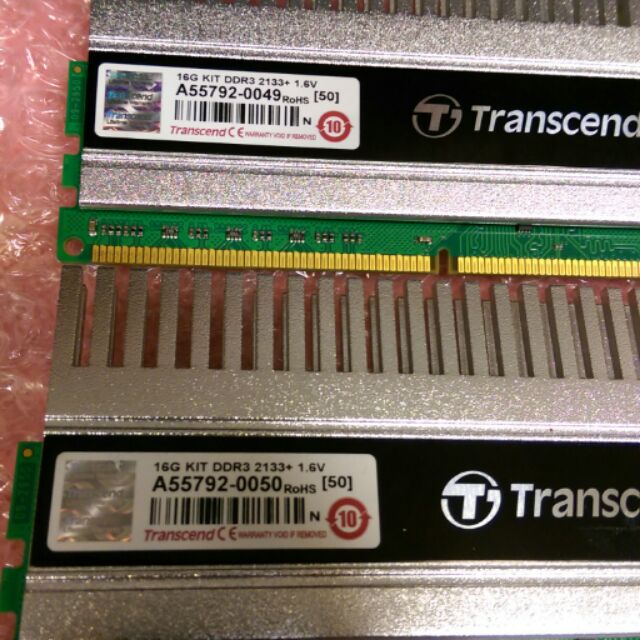 [創見]  ddr3 8g （非1600） 2133 雙通道 8g*2 = 16g 終身保固 1350為單支價格